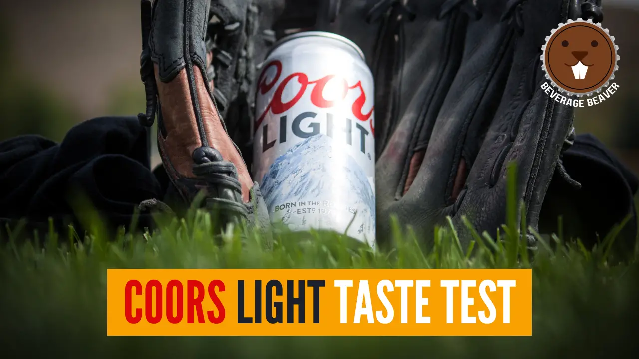 A Can Of Coors Light With The Caption 'Coors Light Taste Test'