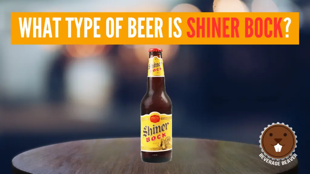A Bottle Of Shiner Bock On A Table With the Heading 'What Type Of Beer Is Shiner Bock?'