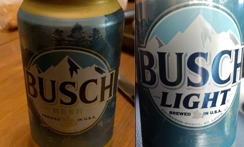 Busch vs busch light