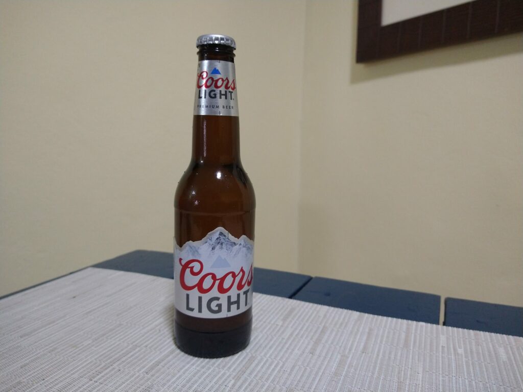 coors light color changing bottle