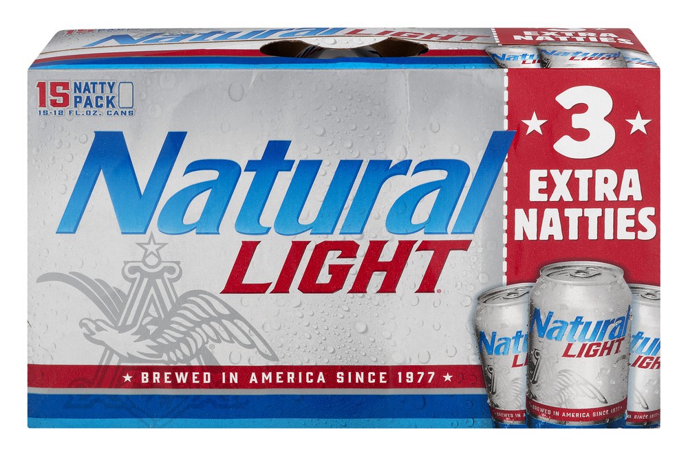 natural light case of beer