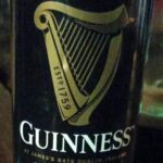 guinness in can on table