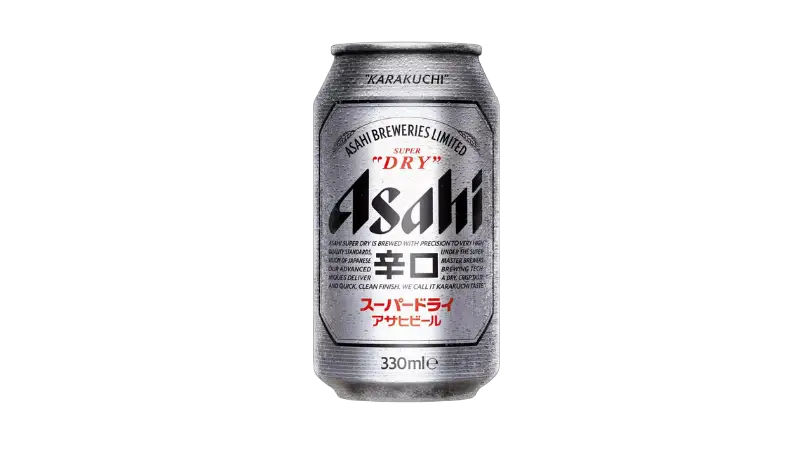 A can of Asahi Super Dry