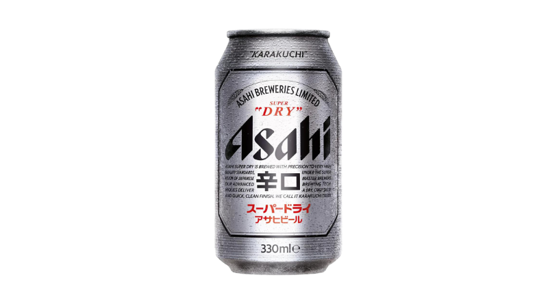 A can of Asahi Super Dry