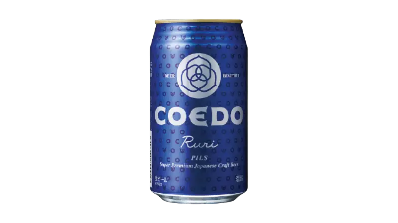 A can of Coedo Ruri