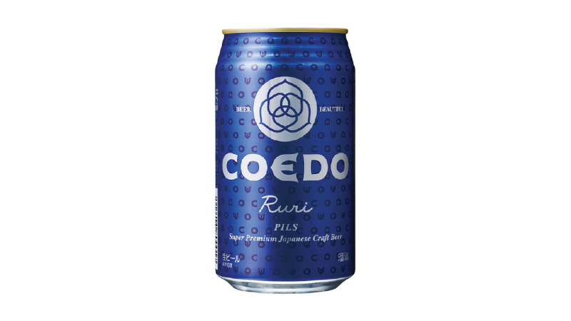 A can of Coedo Ruri