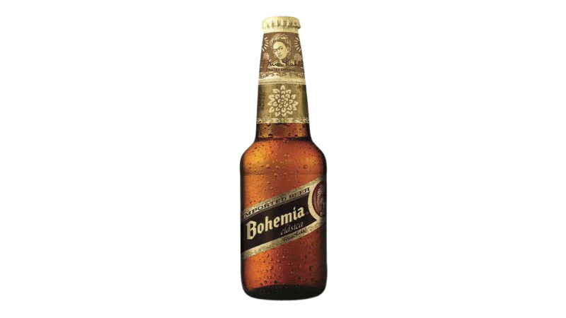 A bottle of Bohemia Clásica