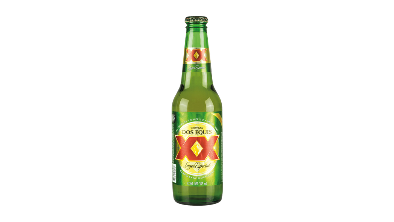 A bottle of Dos Equis