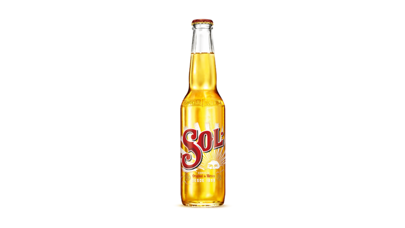 A bottle of Sol