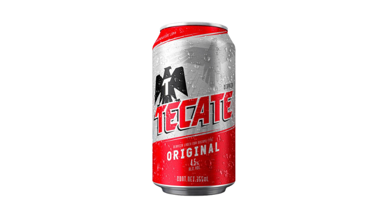 A can of Tecate