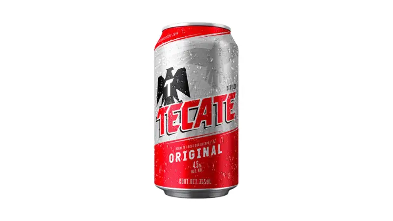 A can of Tecate Beer