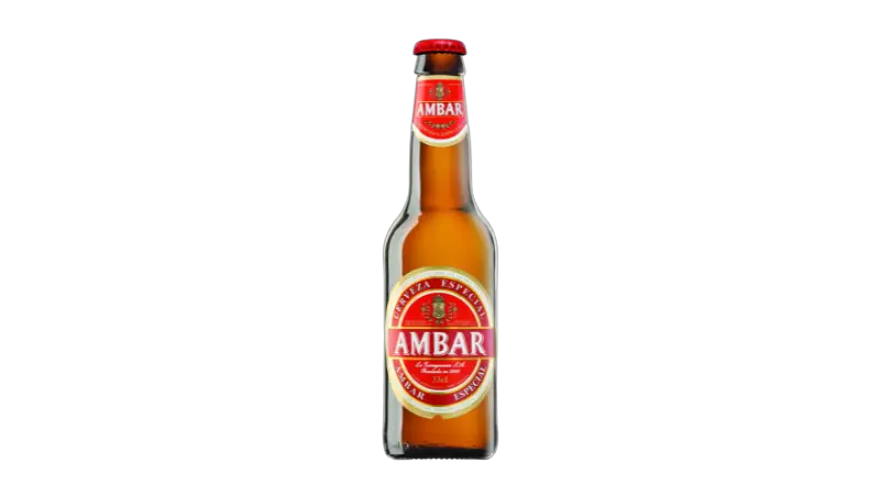 A picture of the Spanish beer Ambar Especial