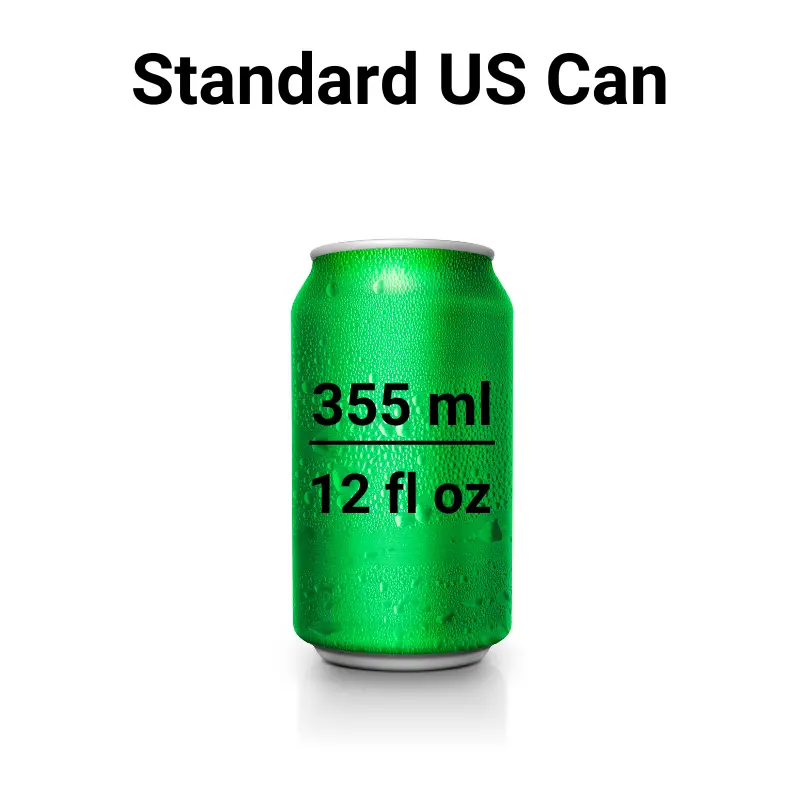 Standard US Beer Can Measurements