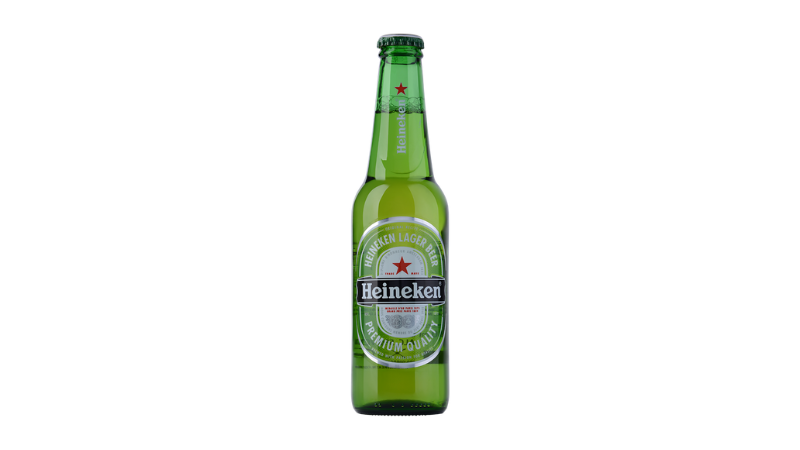 A bottle of Heineken Beer