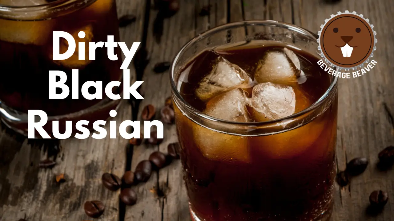 A picture of a Black Russian Cocktail With Coke