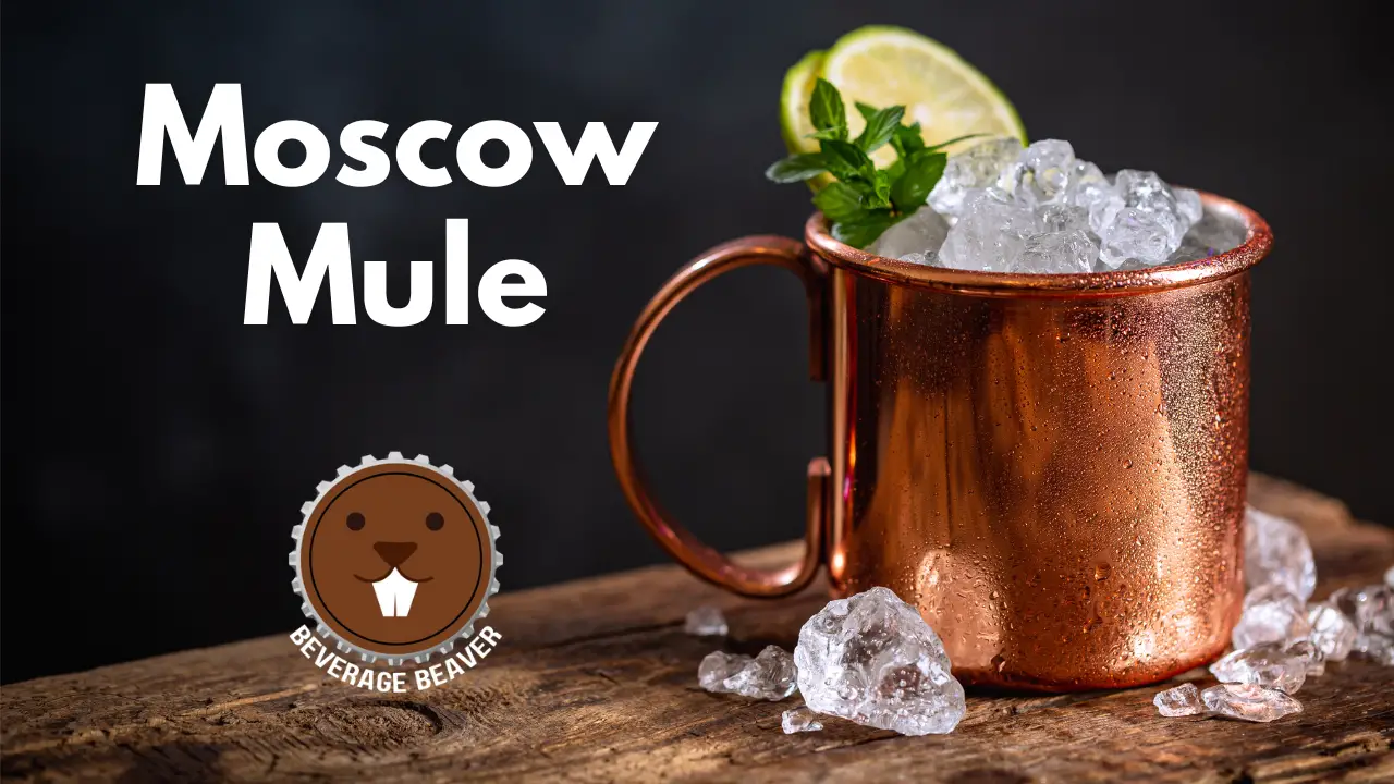 A Moscow Mule Cocktail on a table