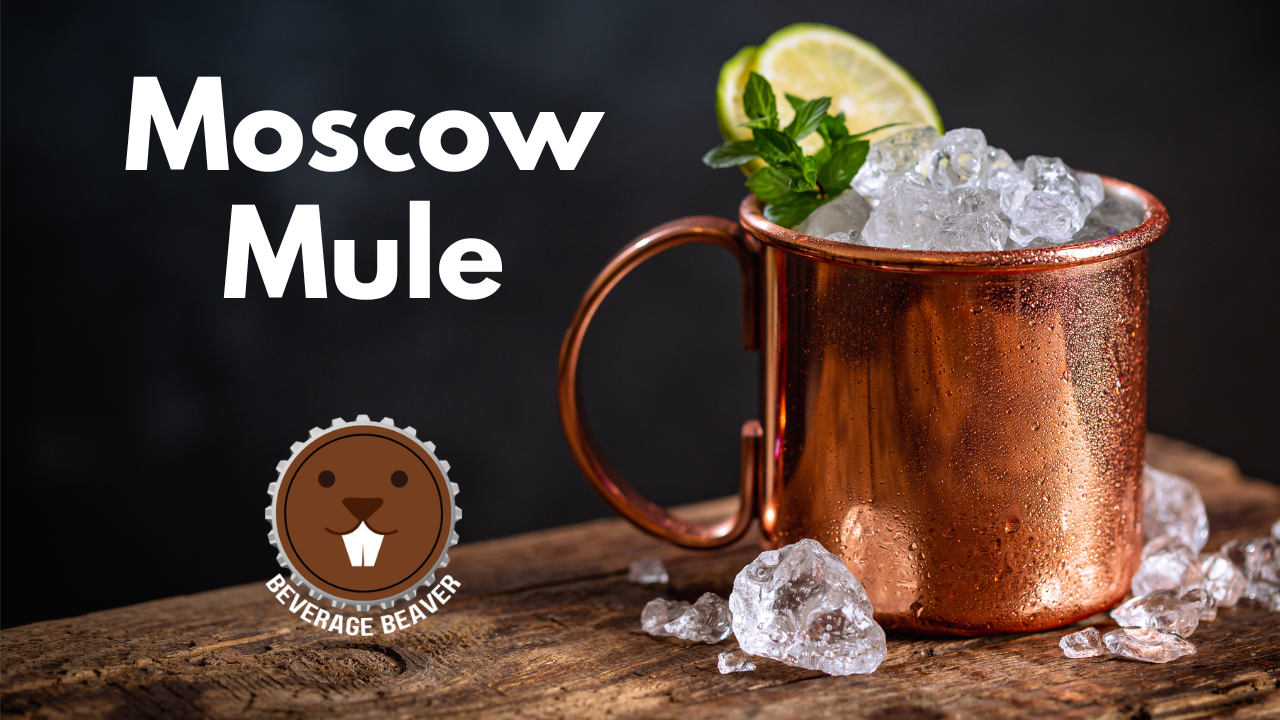 A Moscow Mule Cocktail on a table