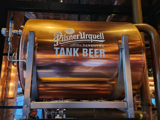 A tank of Pilsner Beer