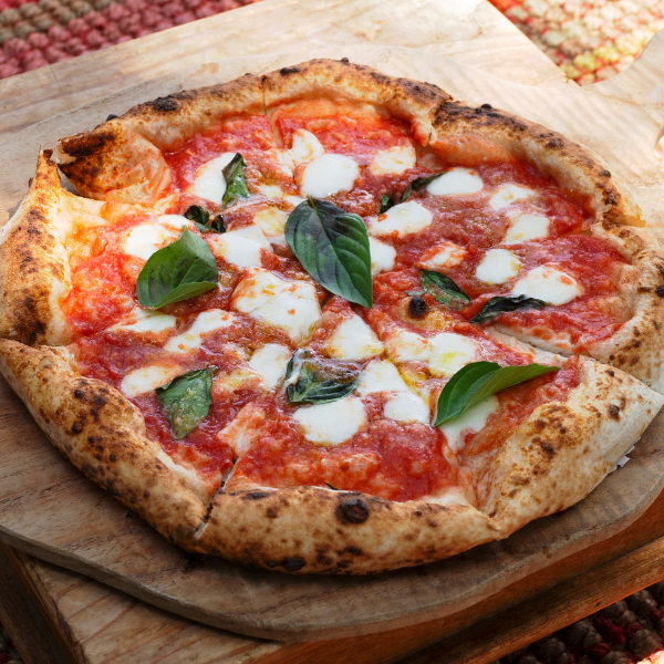 A Margherita Pizza