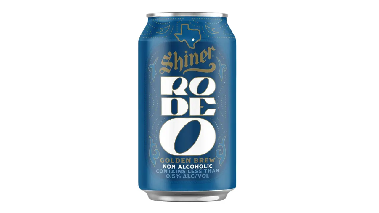 A can of Shiner Rode0 Non-Alcoholic Beer